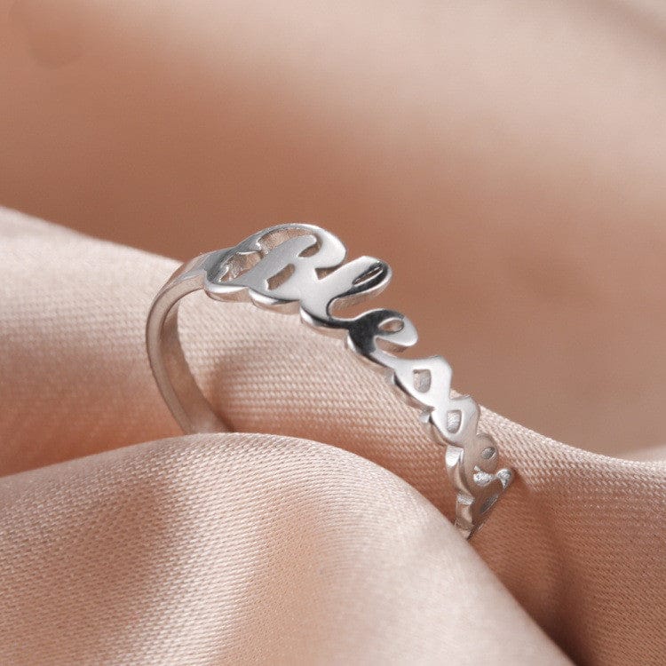 El anillo bendito — banda de plata