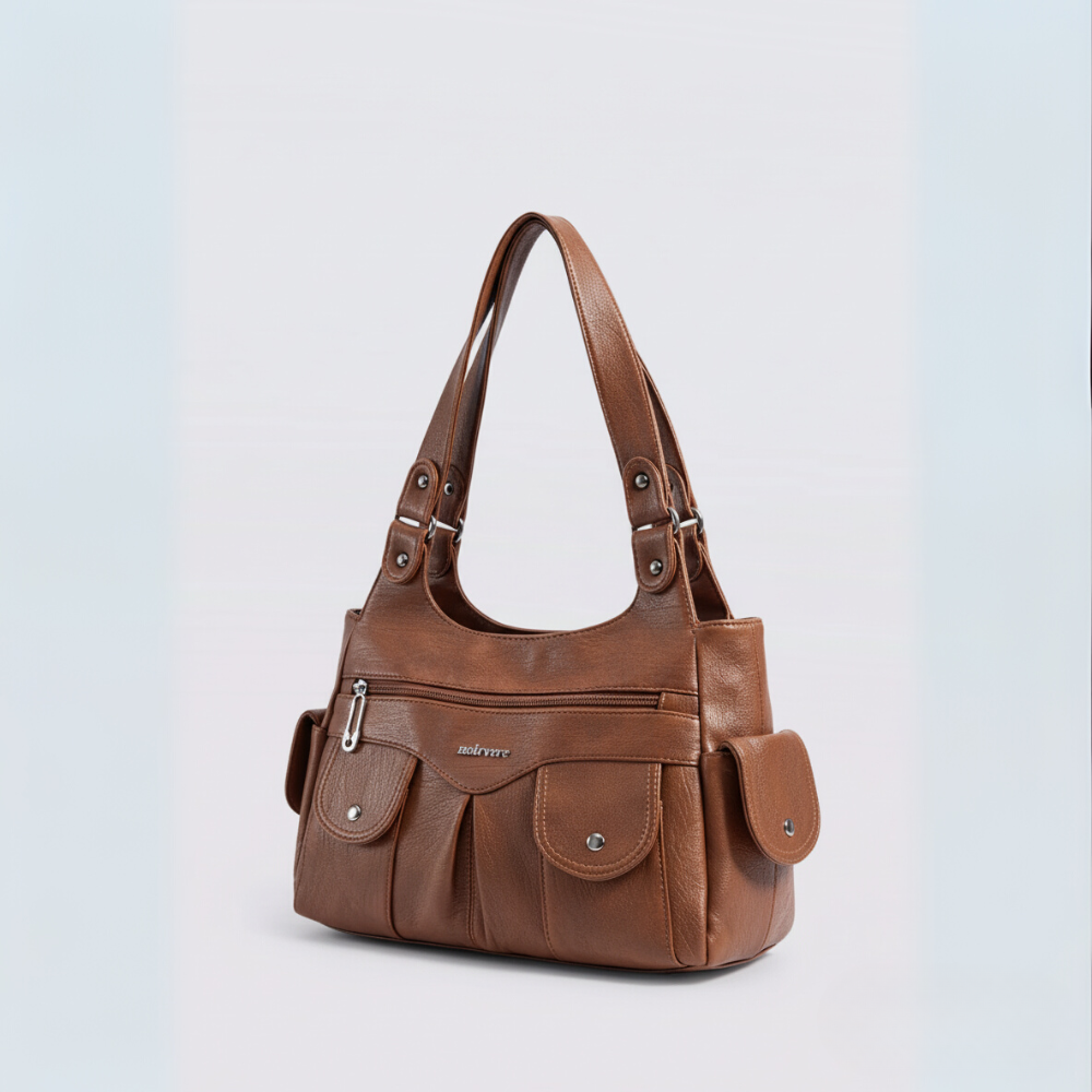 Bolso Shopper Multibolsillos "Harlow" Estilo Vintage
