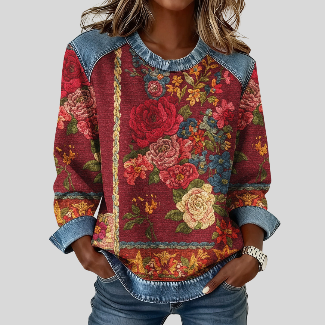 Silveria | Sudadera con Estampado Floral