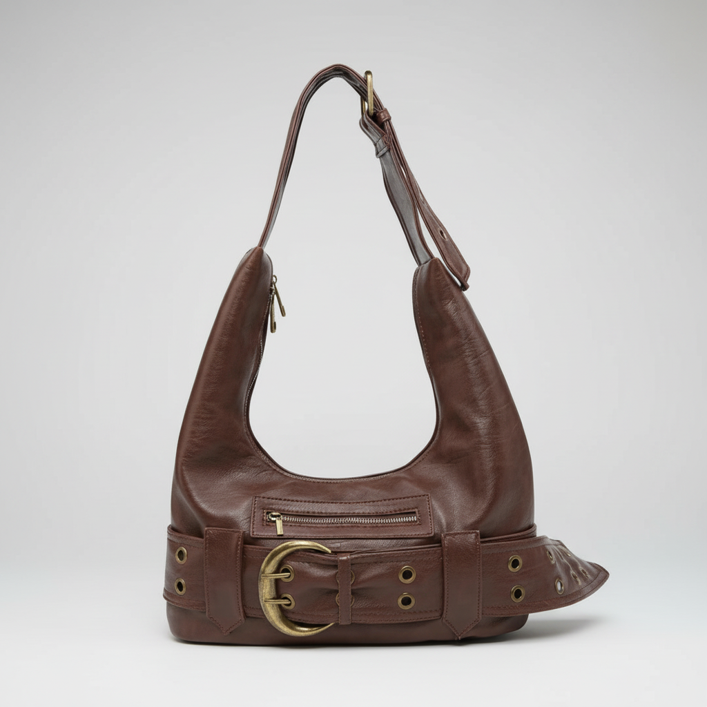 Bolso Hobo "Marlowe" con Detalle de Hebilla