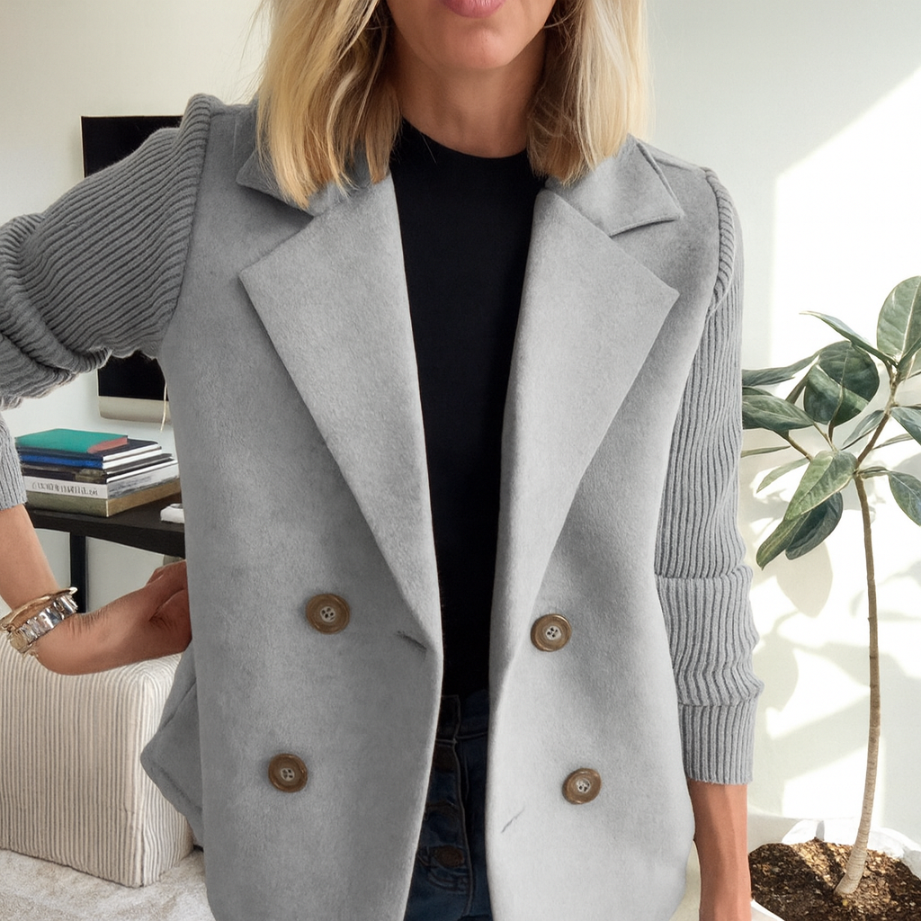 Sasha™ | Abrigo tipo blazer acanalado — Edición de aniversario