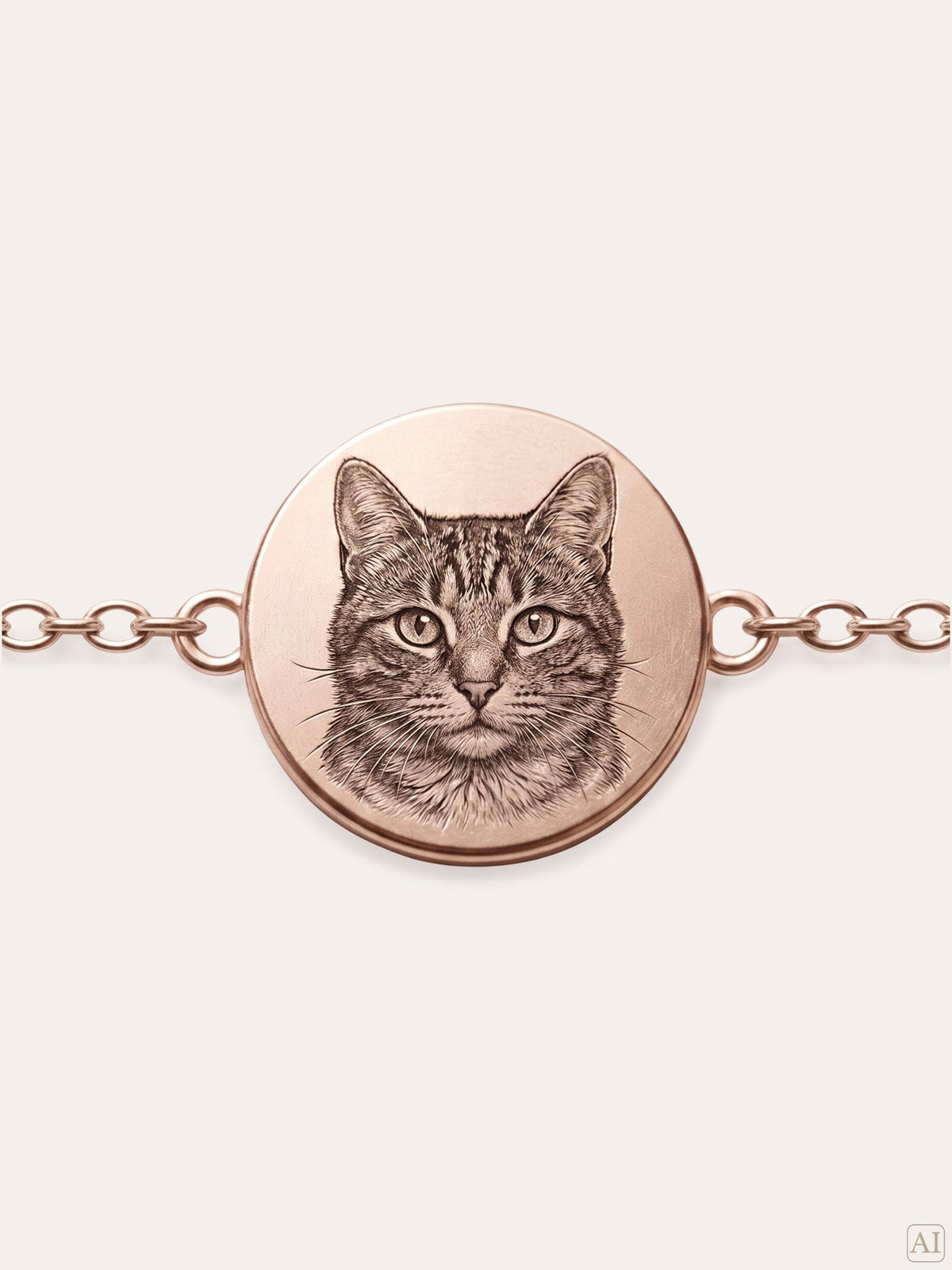 Forever Paws – Pulsera con retrato de mascota y grabado de foto