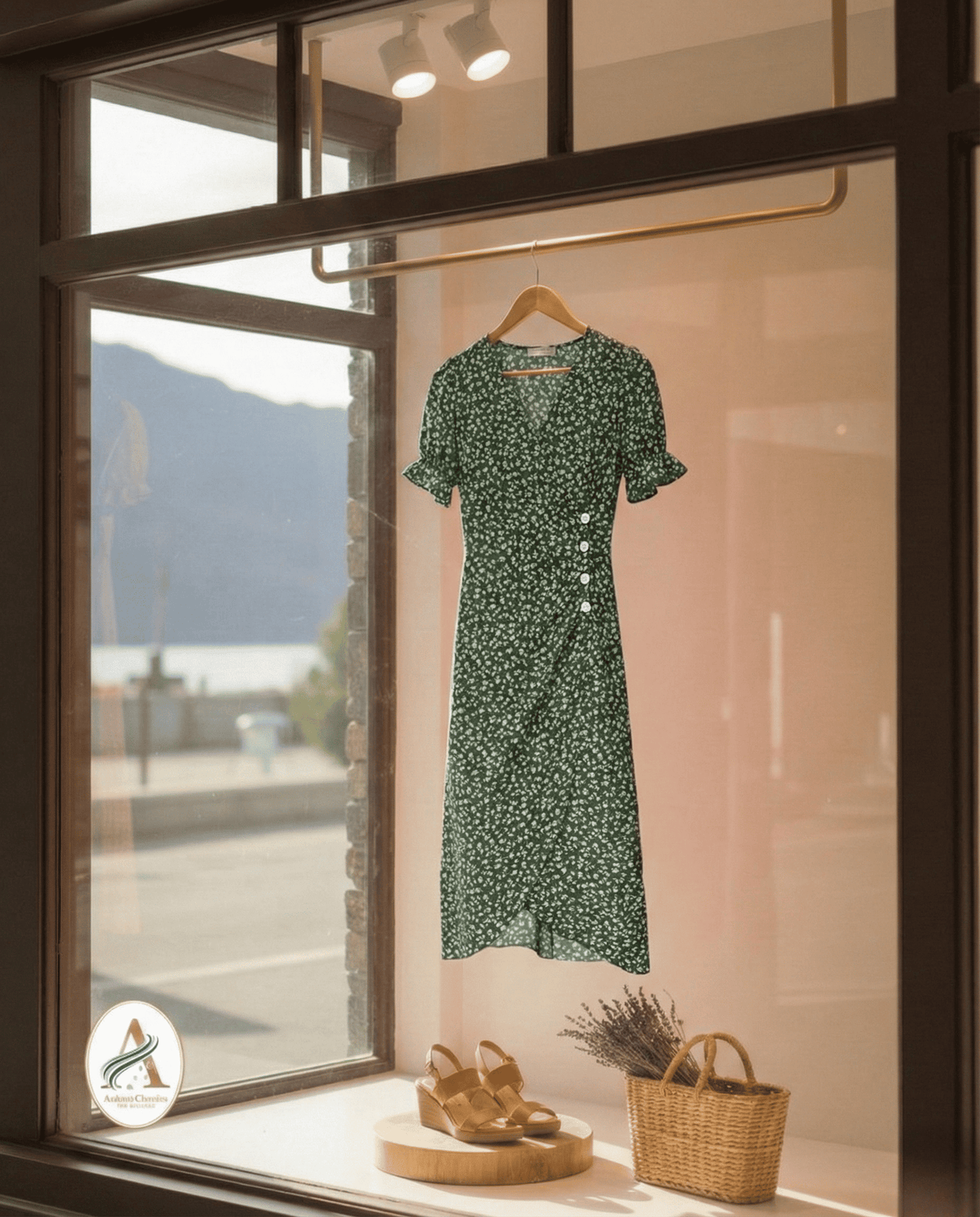 Vestido Carolina - Diseño Fresco de Corte Acampanado