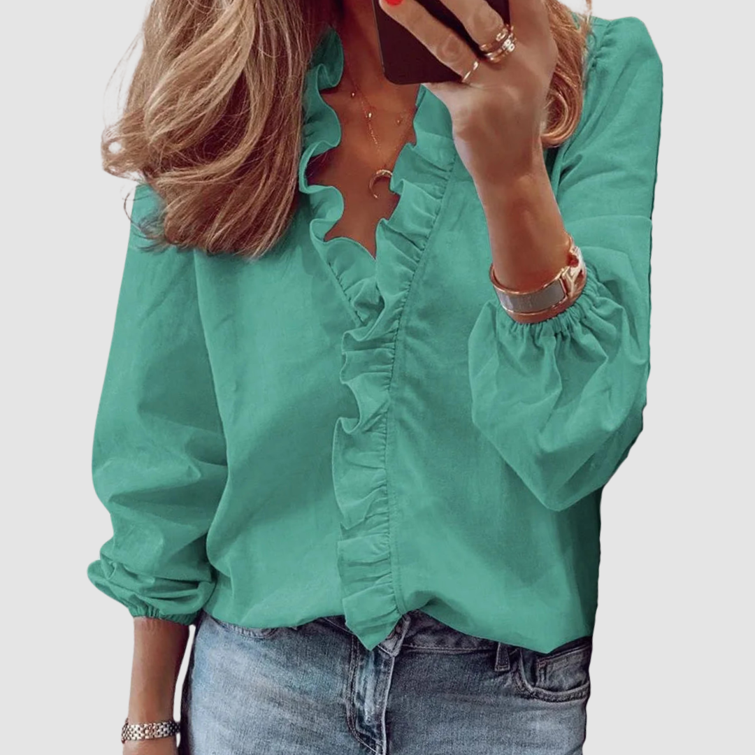 Chaya | Blusa estampada, cómoda y transpirable