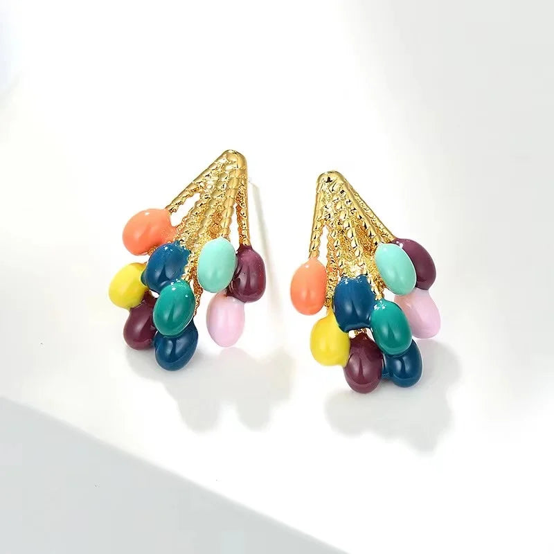 Jovelle Cluster Earrings - Aurora Classics