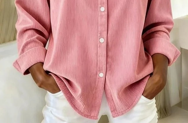 Abigail | Blusa elegante rosa para mujer