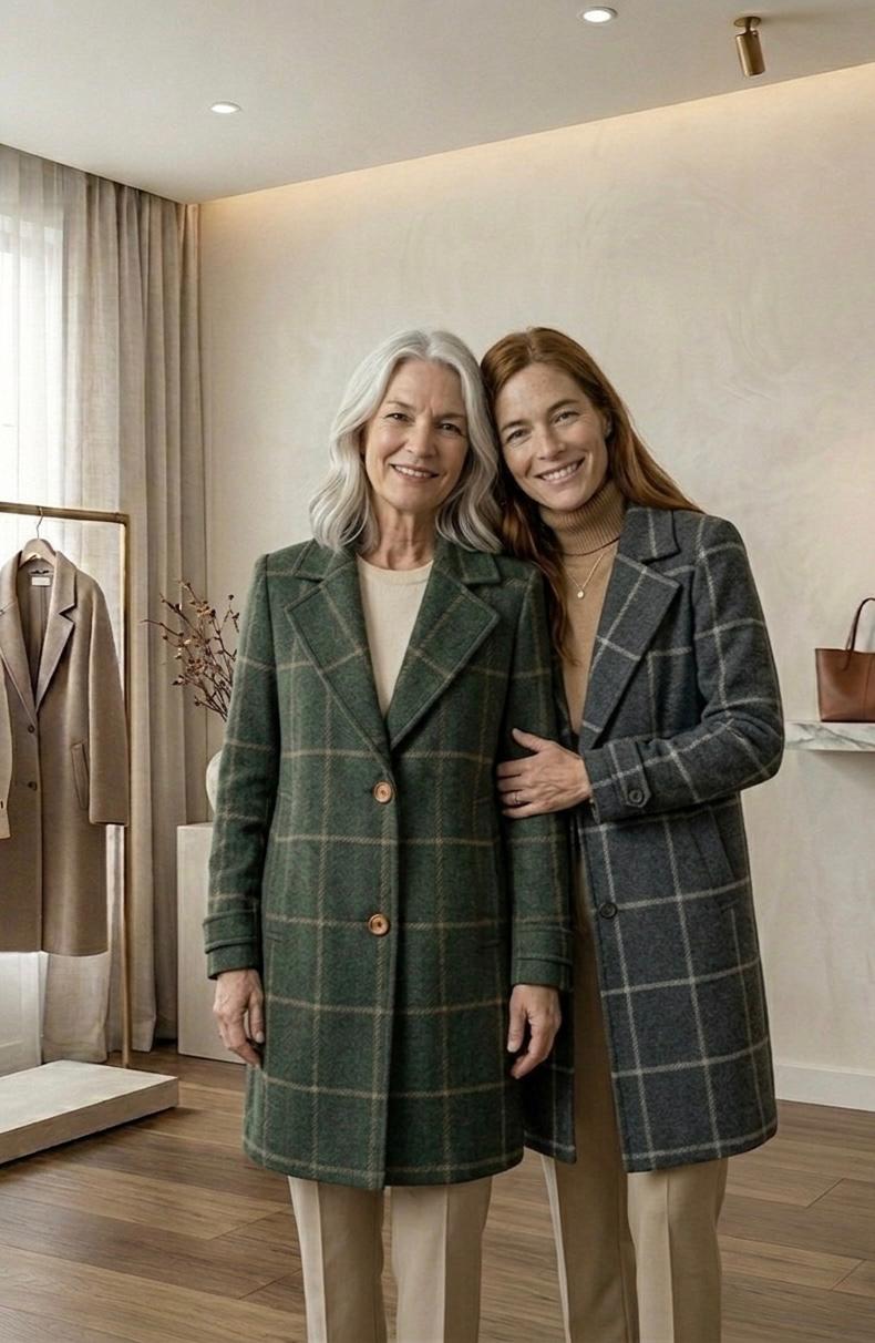 Judith | Abrigo Largo de Tweed