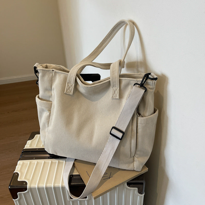 Bloom ™ | Kunststudent Tote Corduroy Tas - Aurora Classics