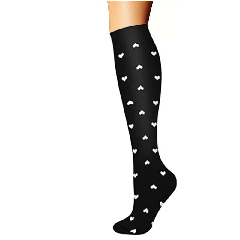 Medias de Compresión Rayas Artísticas