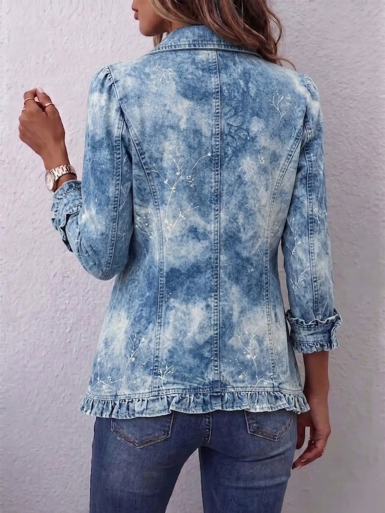Sobrecamisa Elena - Estampado Floral en Degradado