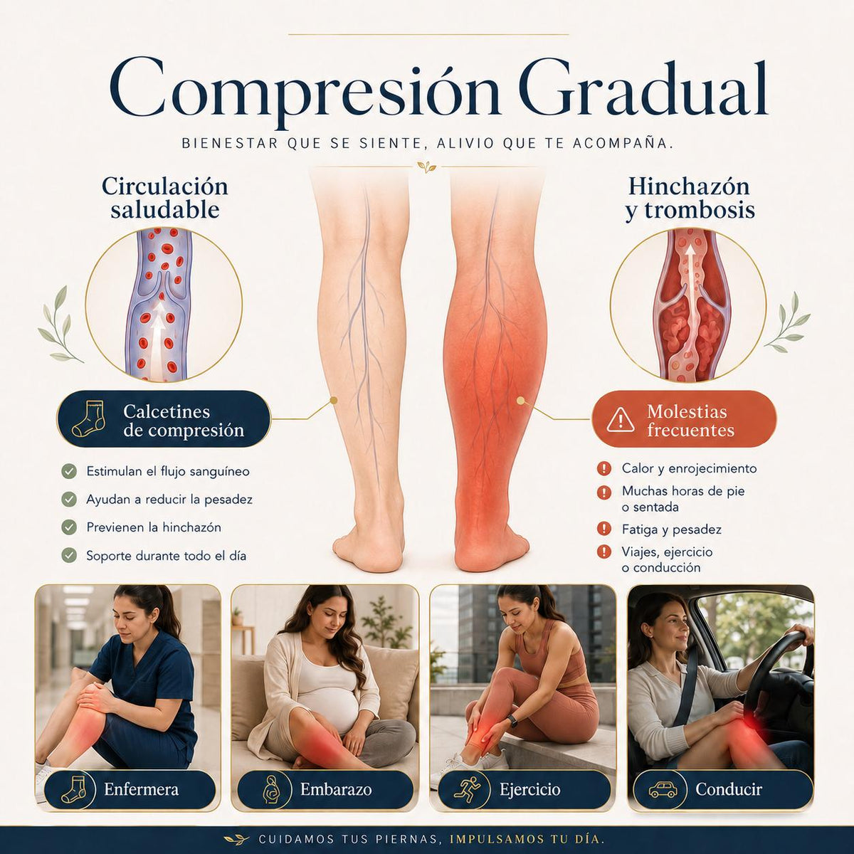 Alta Compresión - con cierre - 20-30 mmHg