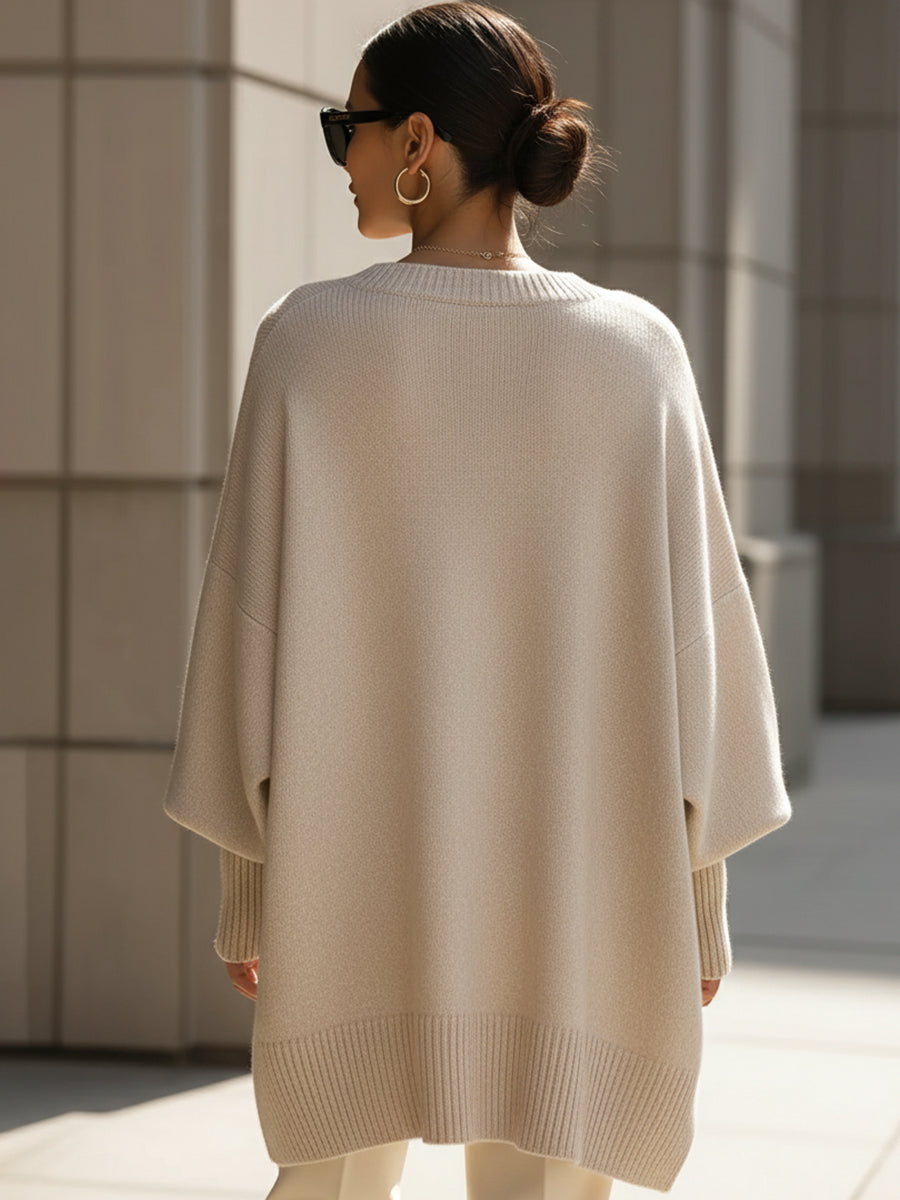 Elodie | Suéter oversize de mezcla de lana