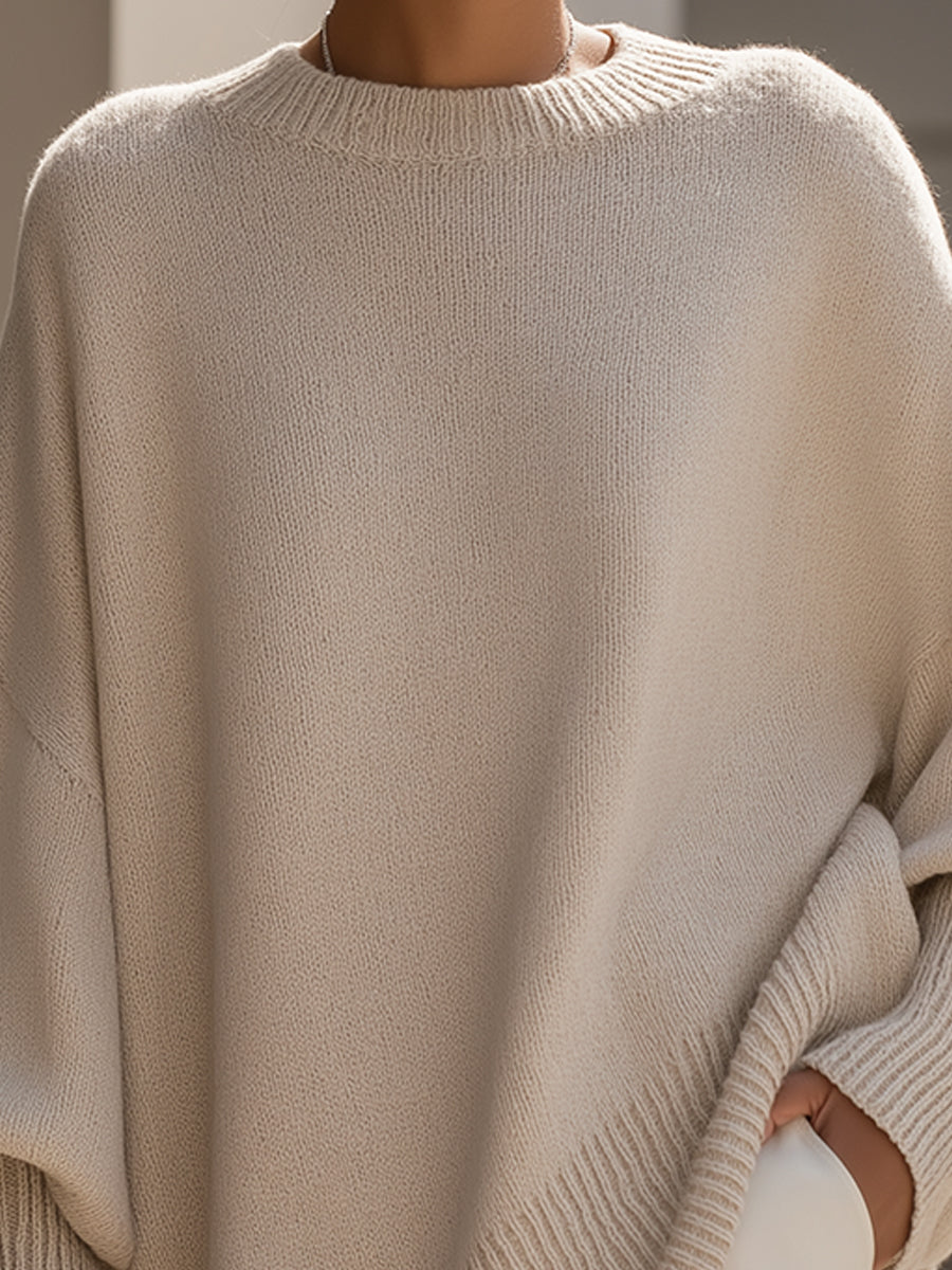 Elodie | Suéter oversize de mezcla de lana