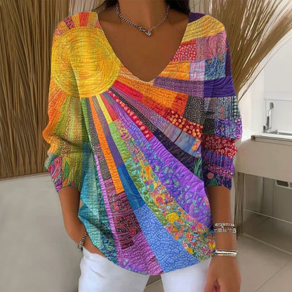 Blusa estilo patchwork Vintage Vivienne™