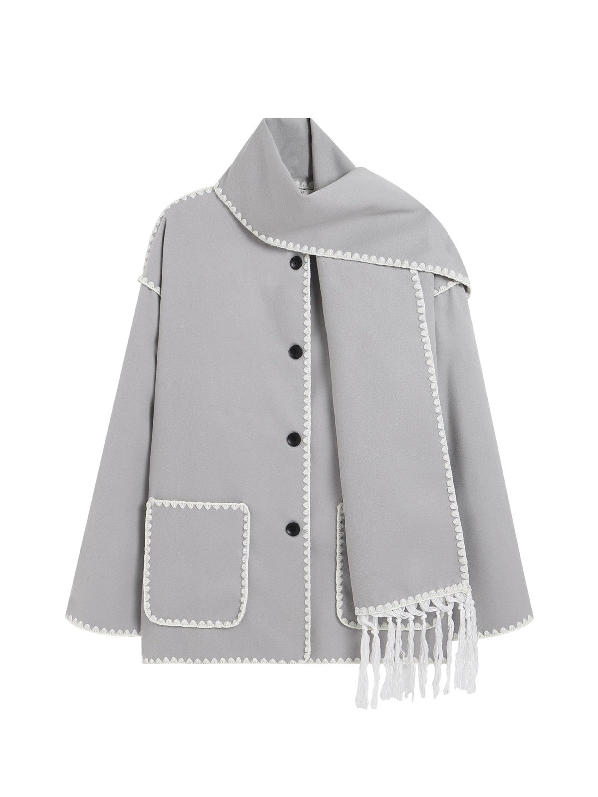 Bloom ™ |  Luxe Sjaal Jas - Aurora Classics
