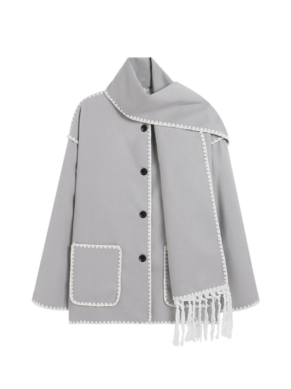 Bloom ™ |  Luxe Sjaal Jas - Aurora Classics