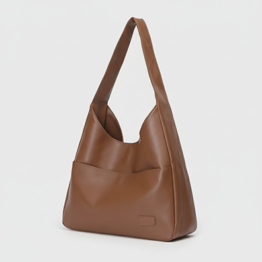 Bolso Hobo "Compact" Diario Efecto Piel