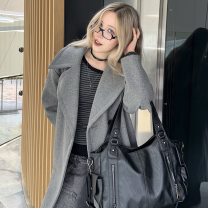 Bolso Tote Casual "Marlow" con Bolsillos Frontales