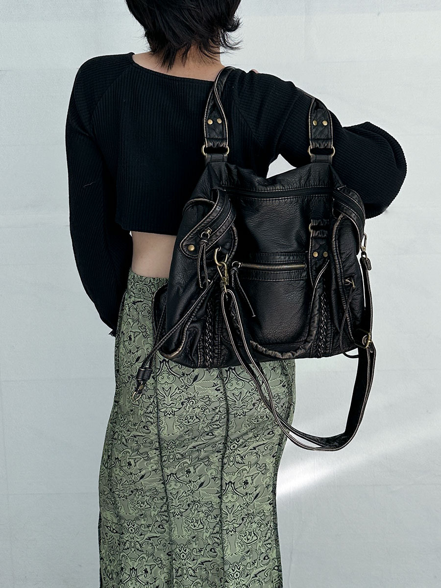 Bloom ™ |  Retro leren tas - Aurora Classics