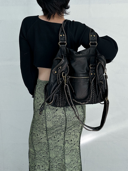 Bloom ™ |  Retro leren tas - Aurora Classics
