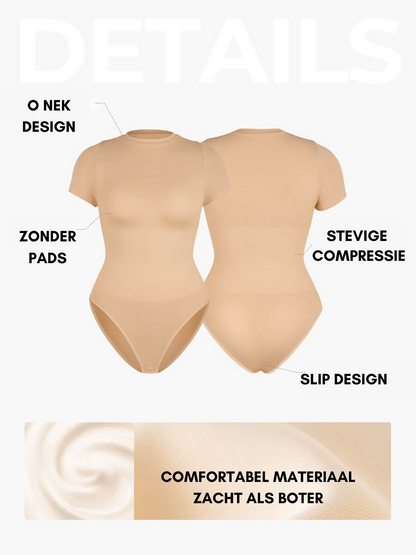 Bloom ™ |  Short Sleeve  Shaping Bodysuit - Aurora Classics