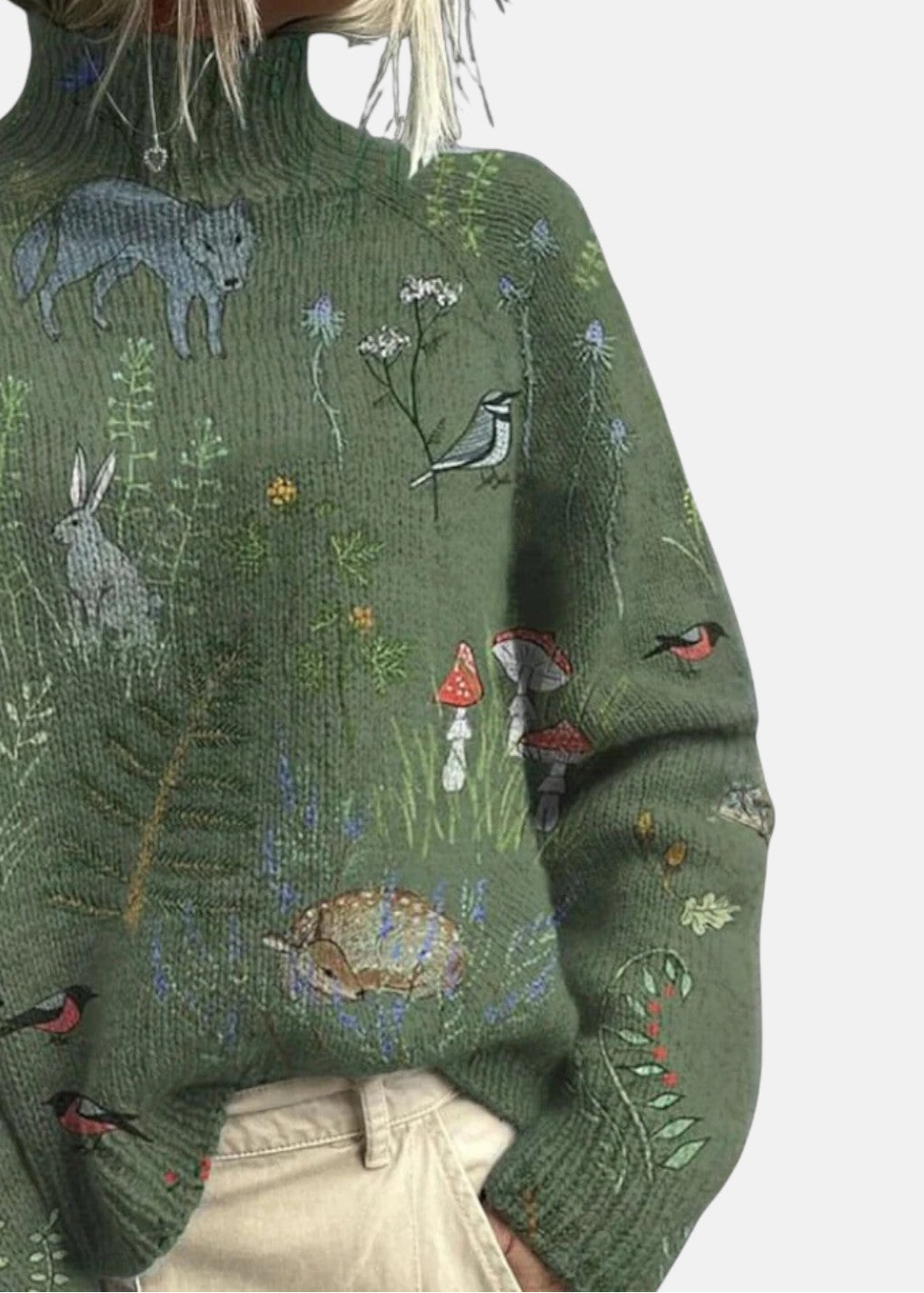 Aimelie | Suéter elegante de cuello alto