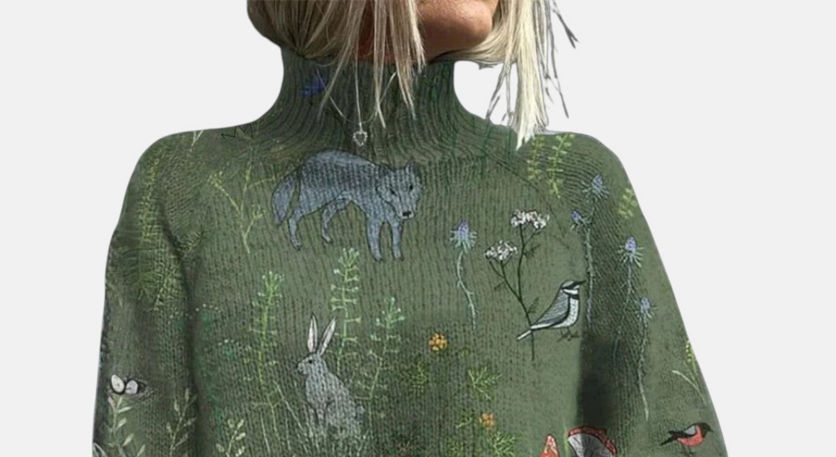 Aimelie | Suéter elegante de cuello alto