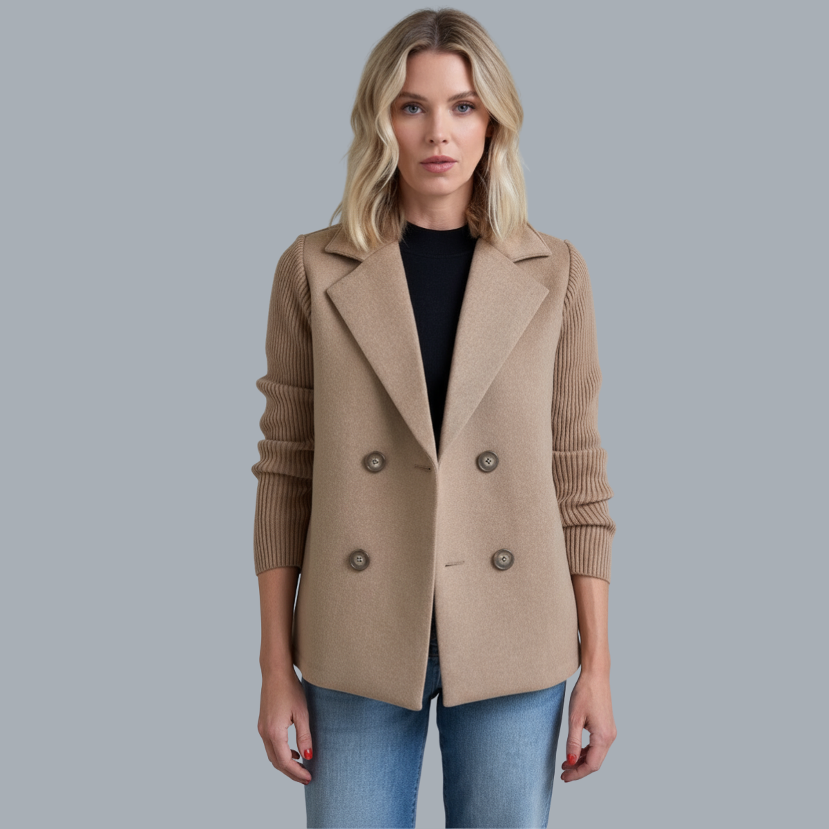 Sasha™ | Abrigo tipo blazer acanalado — Edición de aniversario