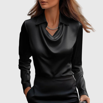 Zoe | Blusa elegante de satén