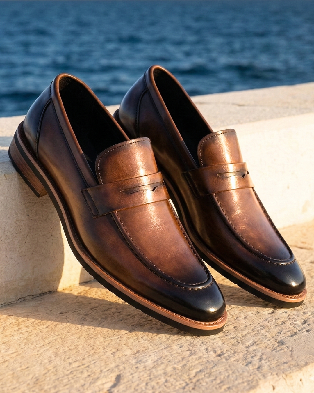 Hamilton - Mocasín de cuero