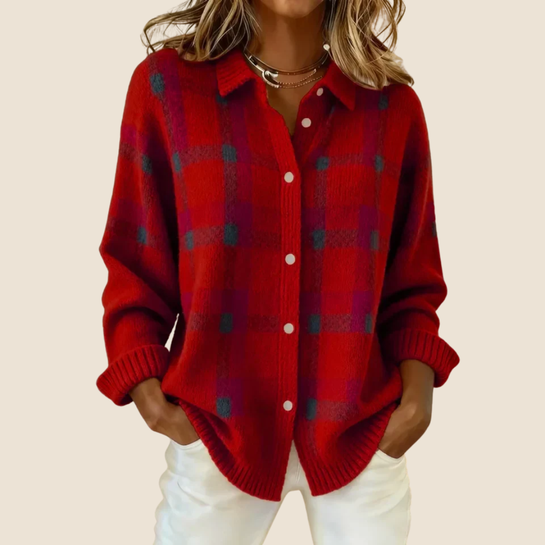 Vivienne™ | Suéter retro a cuadros