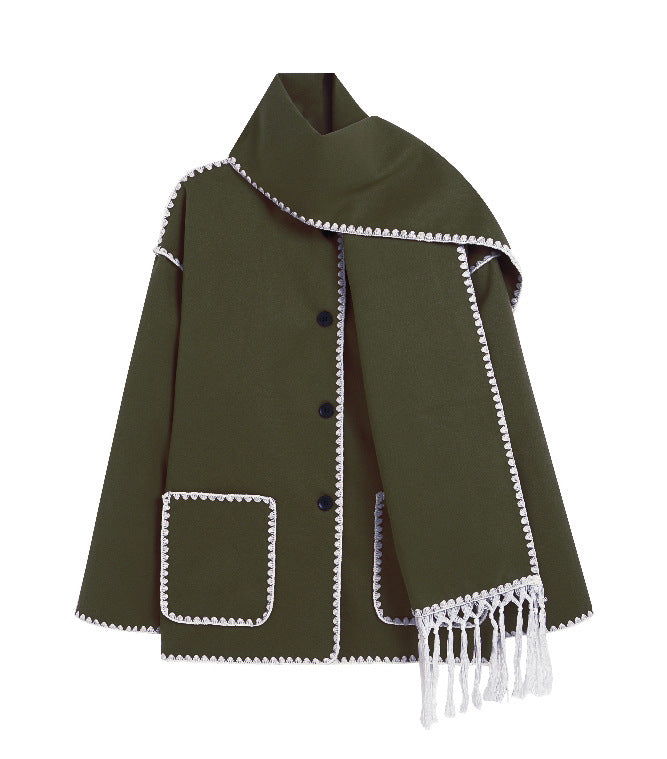 Bloom ™ |  Luxe Sjaal Jas - Aurora Classics