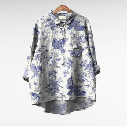 Claire | Blusa de manga corta, suave y transpirable