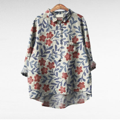 Claire | Blusa de manga corta, suave y transpirable