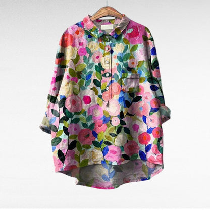 Claire | Blusa de manga corta, suave y transpirable