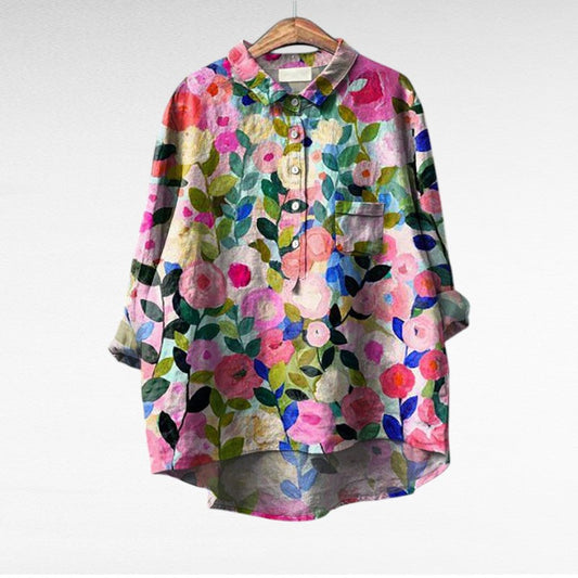 Claire | Blusa de manga corta, suave y transpirable