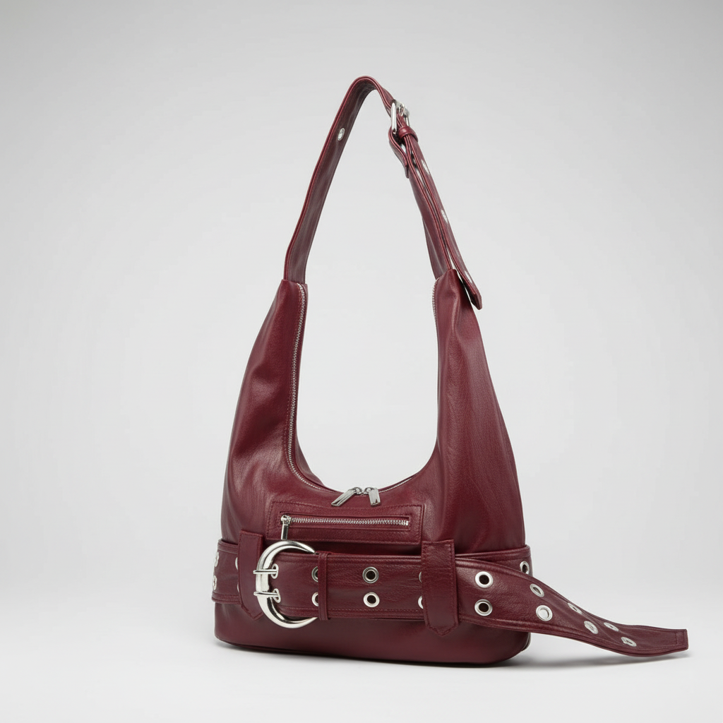 Bolso Hobo "Marlowe" con Detalle de Hebilla