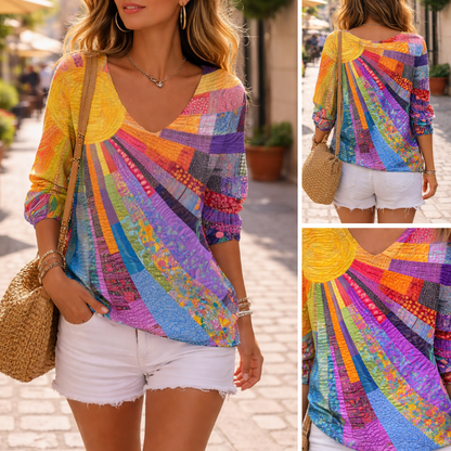 Blusa estilo patchwork Vintage Vivienne™