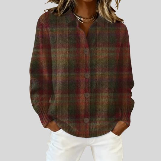 Samantha™ | Cárdigan Plaid Revival