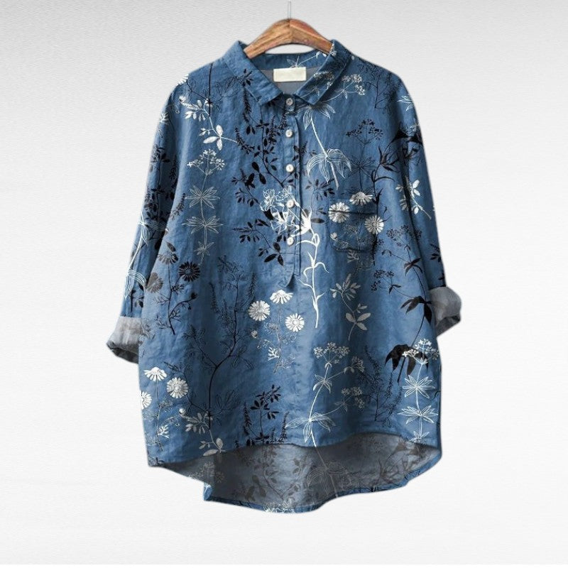 Claire | Blusa de manga corta, suave y transpirable