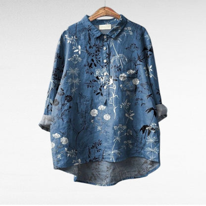 Claire | Blusa de manga corta, suave y transpirable