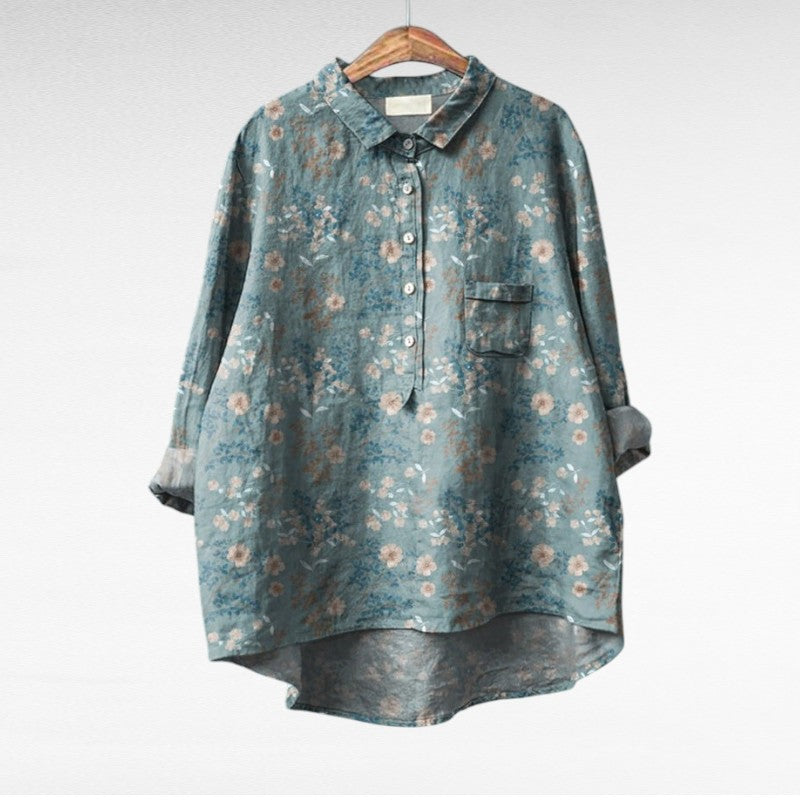 Claire | Blusa de manga corta, suave y transpirable
