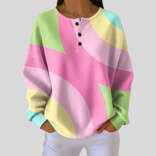 Paulina | Sudadera con Motivo Abstracto