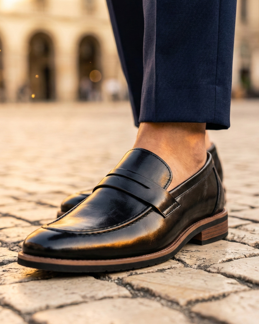 Hamilton - Mocasín de cuero