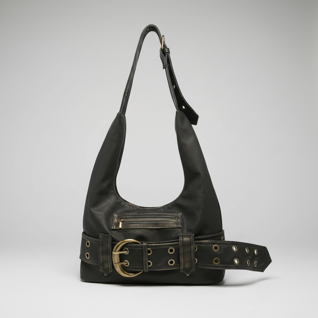 Bolso Hobo "Marlowe" con Detalle de Hebilla