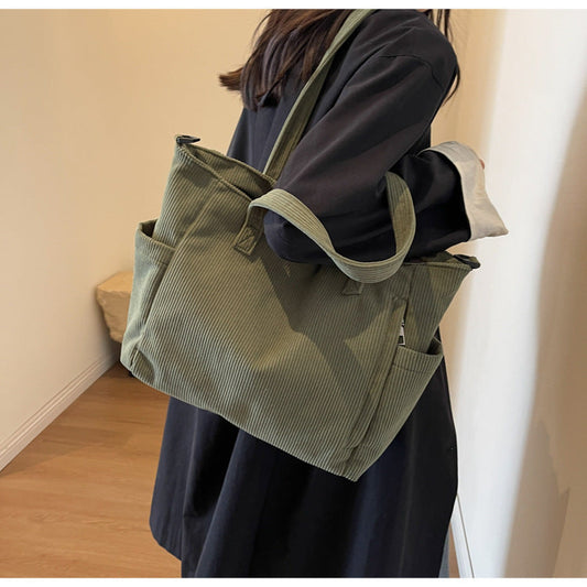 Bloom ™ |  Kunststudent Tote Corduroy Tas - Aurora Classics