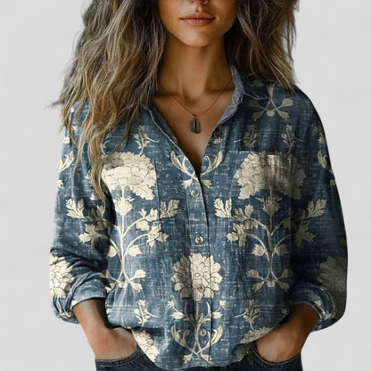 Lorenhilde | Blusa clásica de corte holgado