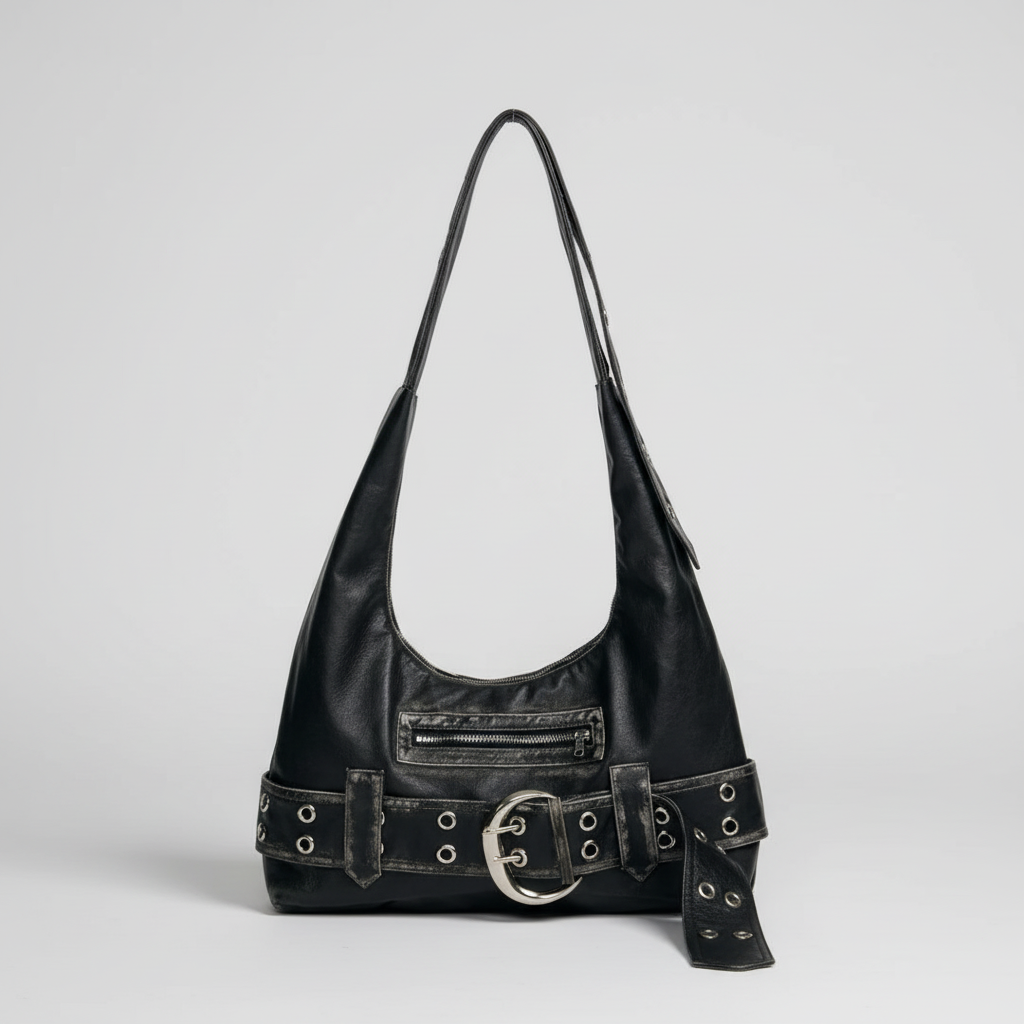 Bolso Hobo "Marlowe" con Detalle de Hebilla