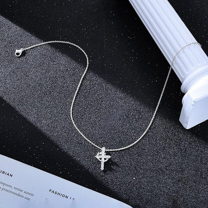 Bloom ™ |  Kruis &amp; Kroon Ketting - Aurora Classics