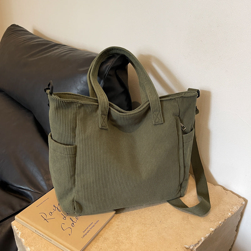 Bloom ™ |  Kunststudent Tote Corduroy Tas - Aurora Classics